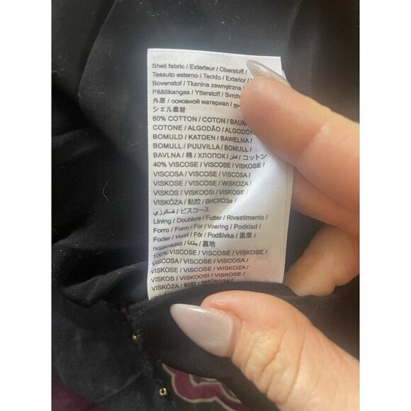 New Farm Rio Multicolor Sweet Mermaids Midi Dress Salt Island Beaded Tiered M - Picture 11 of 12